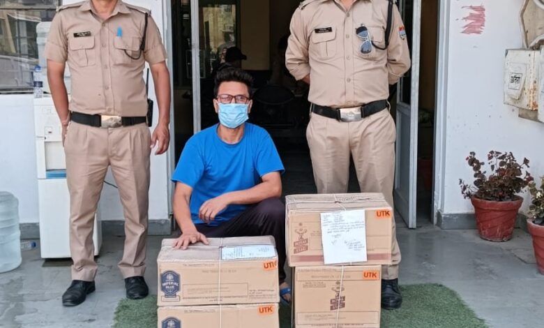 शराब तस्करी में लिप्त अभियुक्त गिरफ्तार