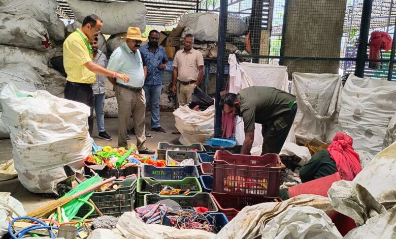 2500 किलो प्लास्टिक कचरे को रीसाइक्लिंग के लिए भेजा गया