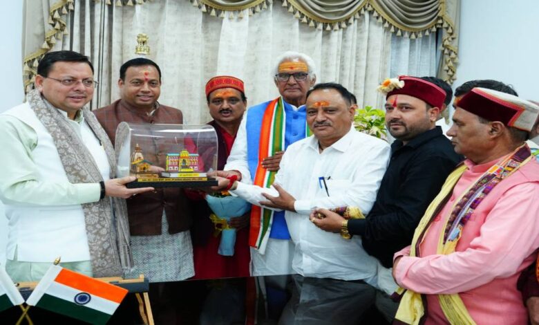 Uttarakhand News: चारधाम यात्रा संचालन पर BKTC प्रतिनिधिमंडल ने मुख्यमंत्री धामी से की भेंट, राज्य सरकार का जताया आभार…. Uttarakhand News: चारधाम यात्रा संचालन पर BKTC प्रतिनिधिमंडल ने मुख्यमंत्री धामी से की भेंट, राज्य सरकार का जताया आभार….