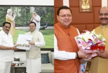 Uttarakhand News:दिल्ली दौरे पर मुख्यमंत्री पुष्कर सिंह धामी ने की लोकसभा अध्यक्ष ओम बिड़ला से शिष्टाचार भेंट, चारधाम प्रसाद और स्थानीय उत्पाद किए भेंट…