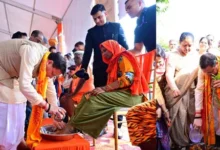 Uttarakhand News: मुख्यमंत्री ने कांवड़ियों का किया आत्मीय स्वागत, पैर धोए और पुष्पवर्षा कर जताया सम्मान…