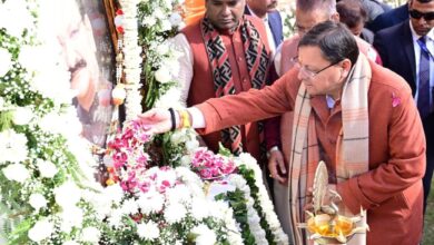 Uttarakhand News: सीएम धामी ने उमेश अग्रवाल की 66वीं जयंती पर दी श्रद्धांजलि, कहा— उनका जीवन समाज और राष्ट्र सेवा को समर्पित रहा…..