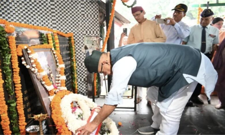 13वीं पुण्यतिथि पर शहीद मनोज राणा को श्रद्धांजलि, ₹27 लाख के स्मृति द्वार की रखी गई नींव