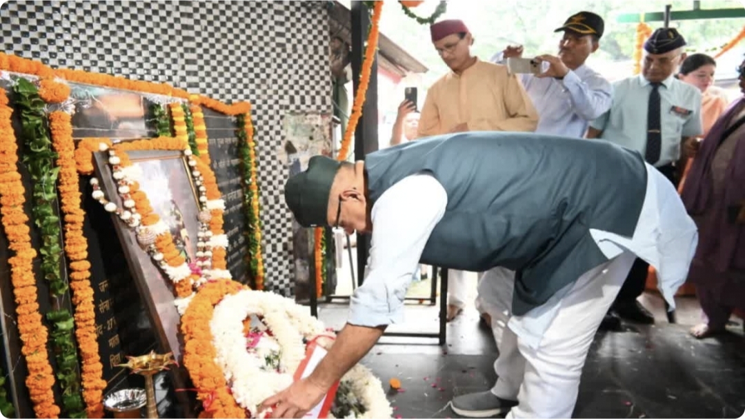 13वीं पुण्यतिथि पर शहीद मनोज राणा को श्रद्धांजलि, ₹27 लाख के स्मृति द्वार की रखी गई नींव