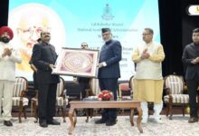 मसूरी पहुंचे उपराष्ट्रपति राधाकृष्णन, प्रशिक्षु आईएएस अधिकारियों को दिया कर्तव्यबोध का मंत्र