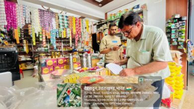 19 किलो प्रतिबंधित प्लास्टिक जब्त, छह दुकानदारों से वसूला 9500 रुपये जुर्माना; अभियान तेज