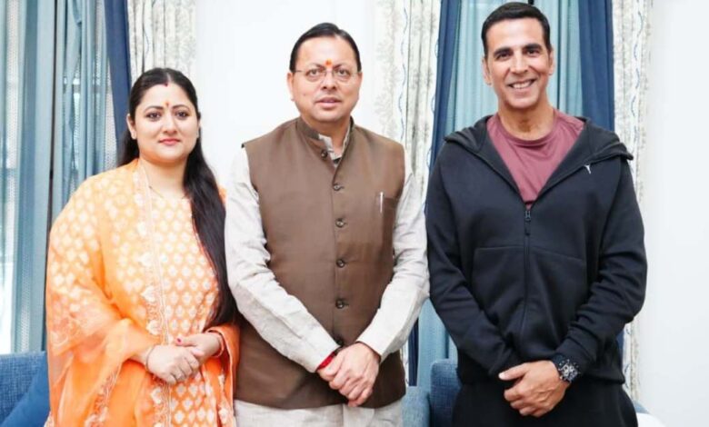 Uttarakhand News: CM धामी से मिले अक्षय कुमार, उत्तराखंड में फिल्म शूटिंग को बढ़ावा देने और फिल्म उद्योग की संभावनाओं पर हुई चर्चा……