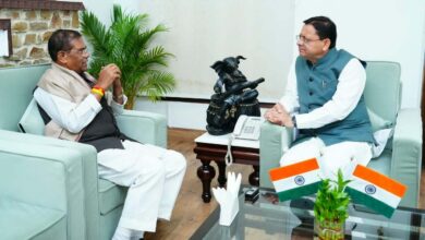 Uttarakhand News: वंचित वर्गों के उत्थान और विकास योजनाओं पर धामी-कुलस्ते की चर्चा, शिक्षा-रोजगार से सामाजिक सशक्तीकरण पर मंथन…. Uttarakhand News: वंचित वर्गों के उत्थान और विकास योजनाओं पर धामी-कुलस्ते की चर्चा, शिक्षा-रोजगार से सामाजिक सशक्तीकरण पर मंथन….